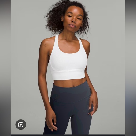 lululemon athletica Other - Lululemon Longline Energy Bra in Ribbed Luxtreme